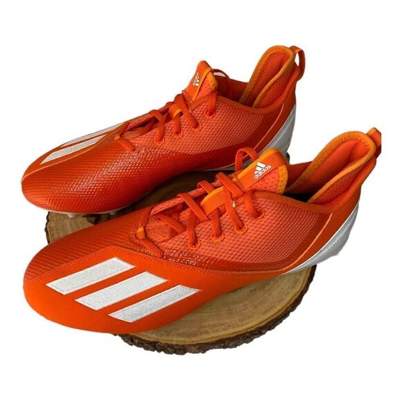 Adidas Adizero Scorch 2 SM Orange White Football Cleats Men\'s Size 13 GZ0405 New main image 5